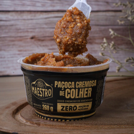 Paçoca Cremosa de Colher Zero Açúcar 260g